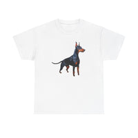 Doberman Pinscher #1 - Unisex Heavy Cotton Tee