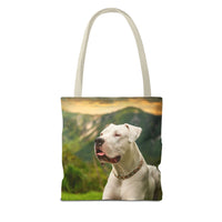 Dogo Argentino Tote Bag (AOP)