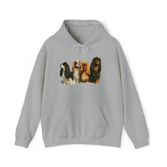 King Charles Spaniels 'Cavalier Club' Unisex 50/50 Hoodie