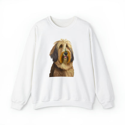 Opulent Comfort Bergamasco Sheepdog Unisex 50/50 Crewneck Sweatshirt