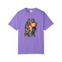 Gordon Setter Unisex-Adult Relaxed Fit Garment-Dyed T-shirt