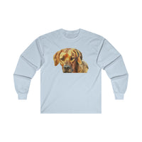 Rhodesian Ridgeback 'Zulu' Unisex Cotton Long Sleeve Tee