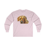 Rhodesian Ridgeback 'Zulu' Unisex Cotton Long Sleeve Tee