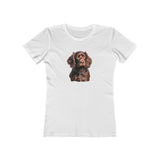 Boykin Spaniel -  Women's Slim Fit Ringspun Cotton Tee