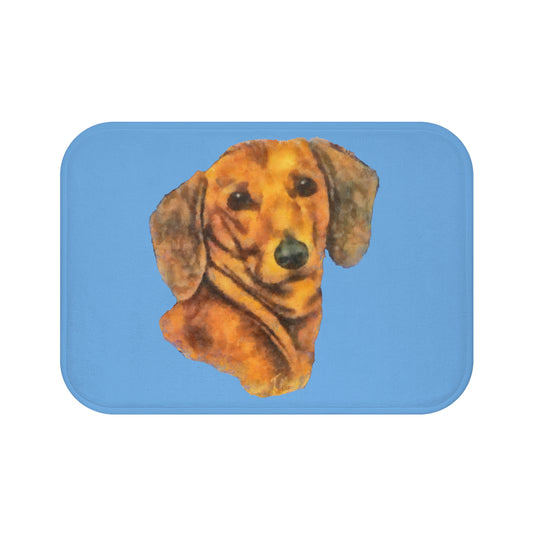 Dachshund 'Doxie 1' Bathroom Rug Mat