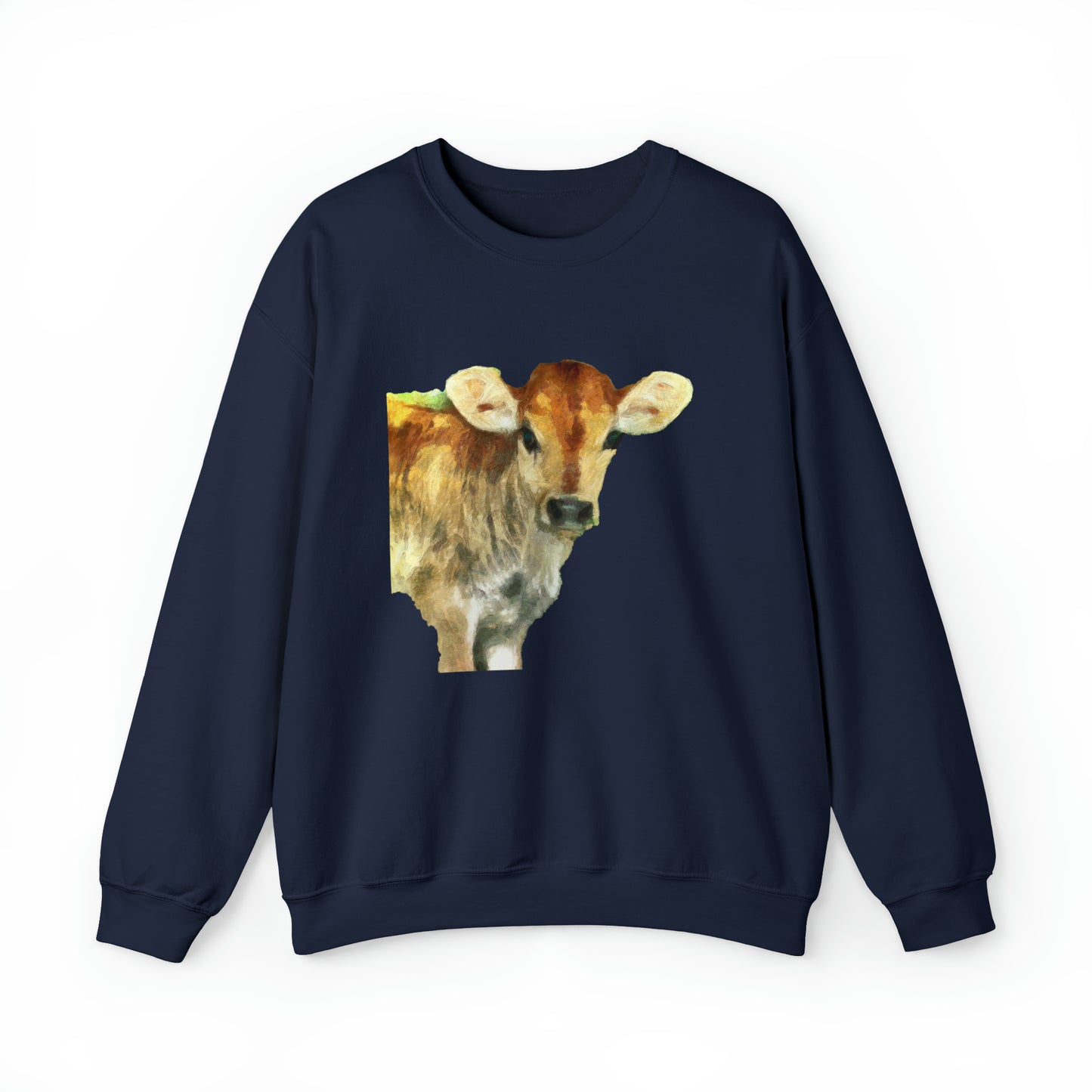 Jersey Calf - Unisex 50/50  Crewneck Sweatshirt