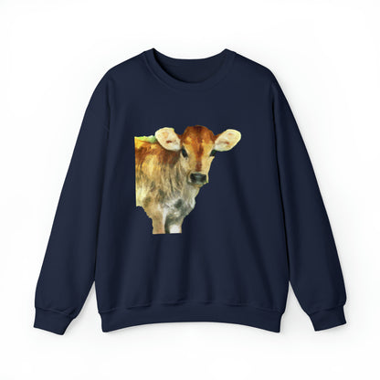 Jersey Calf - Unisex 50/50  Crewneck Sweatshirt
