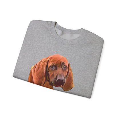Redbone Coonhound Unisex 50/50 Crewneck Sweatshirt