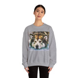 Malamute Unisex 50/50 Crewneck Sweatshirt