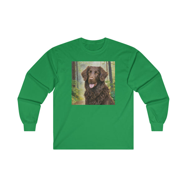 Curly Coated Retriever Classic Cotton Long Sleeve Tee