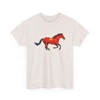 Horse 'Old Red' Unisex Heavy Cotton Tee