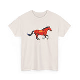 Horse 'Old Red' Unisex Heavy Cotton Tee