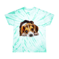 Beagle 'Daisy Mae' Unisex Cotton Tie-Dye Tee, Cyclone