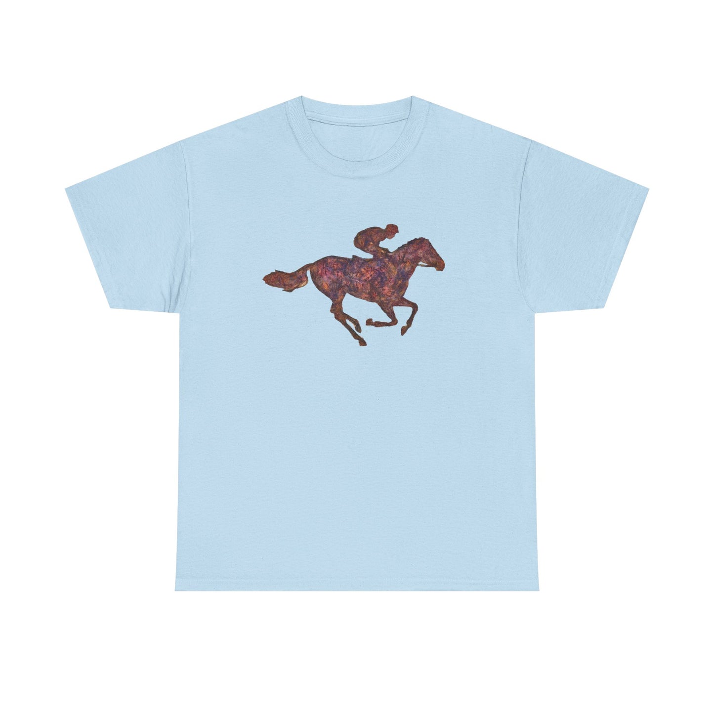 Race Horse Unisex Heavy Cotton Tee: Where Comfort Meets Creativity