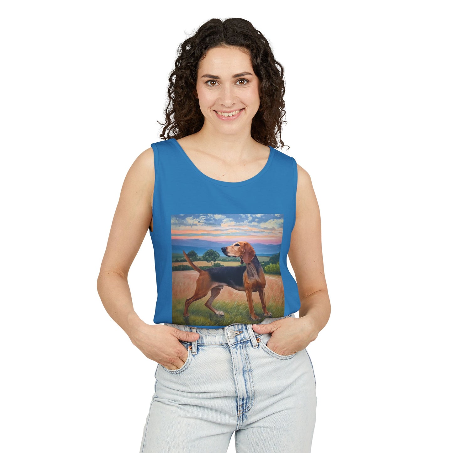 Segugio Italiano  - Unisex Relaxed Fit Garment-Dyed Tank Top
