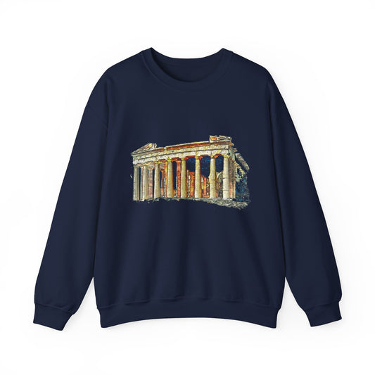 Parthenon - Ancient Greece - Unisex 50/50 Crewneck Sweatshirt