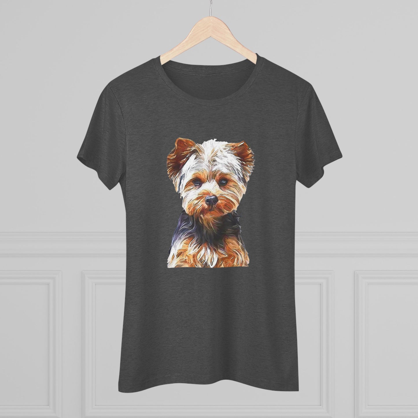 Yorkshire Terrier 'Yorkie' - Lupis Women's Slim Fit Triblend Tee