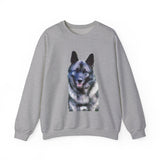 Norwegian Elkhound - Unisex 50/50 Crewneck Sweatshirt