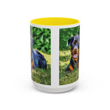 Rottweiler - Lina Accent Coffee Mug (11, 15oz)