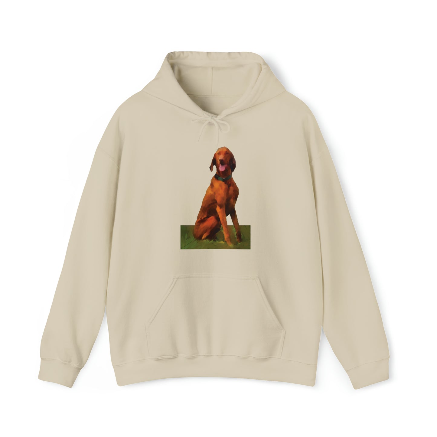 Hungarian Vizsla 'Waiting For The Bride'  Unisex 50/50 Hoodie