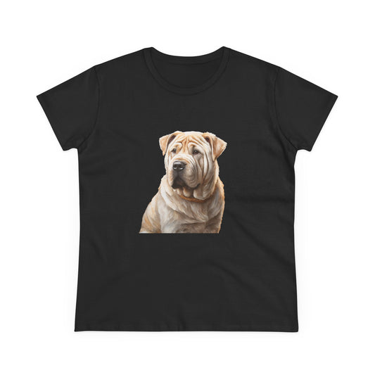 Chinese Shar-Pei Women's Midweight Cotton Tee