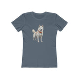 Yakutian Laika  Women's Slim Fit Ringspun Cotton Tee