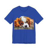 King Charles Spaniel 'Puppy #1' Unisex Jersey Short Sleeve Tee