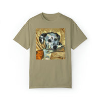Dalmatian 'Breakfast Time' Unisex Relax Fit Garment-Dyed T-shirt