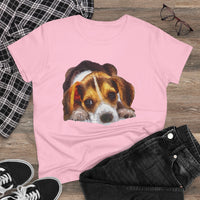 Beagle 'Daisy May' Women's Midweight Cotton Tee