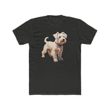 Sealyham Terrier Men's Fitted Cotton Crew Tee