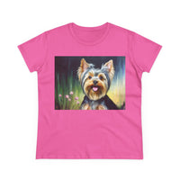 Yorkie #3 Women's Midweight Cotton Tee