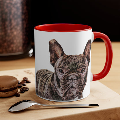 French Bulldog Accent Coffee Mug, 11oz