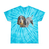 Bluetick Coonhound Unisex Cotton Tie-Dye Tee, Cyclone