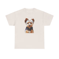 Yorkshire Terrier - Yorkie 'Lupis' Unisex Heavy Cotton Tee