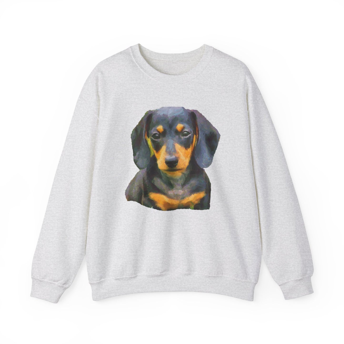 Dachshund 'Doxie 2' Unisex 50/50 Crewneck Sweatshirt