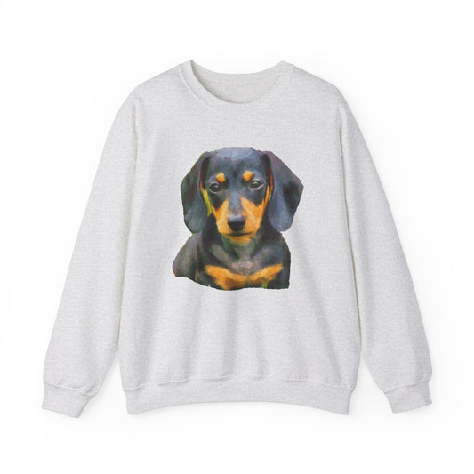 Dachshund 'Doxie 2' Unisex 50/50 Crewneck Sweatshirt