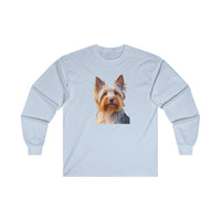 Silky Terrier Unisex Classic Cotton Long Sleeve Tee