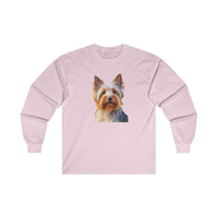 Silky Terrier Unisex Classic Cotton Long Sleeve Tee