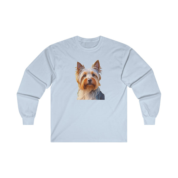 Silky Terrier Unisex Classic Cotton Long Sleeve Tee