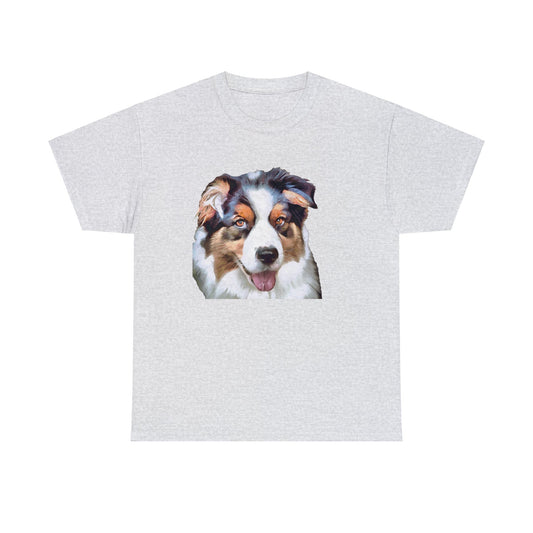 Australian Shepherd - Blue Merle - Classic Unisex Heavy Cotton Tee