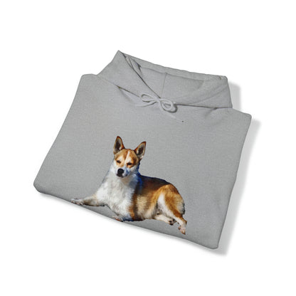Norwegian Lundehund Unisex 50/50  Hooded Sweatshirt