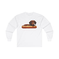 Dachshund  'Weiner Dog'  -- Unisex Classic Cotton Long Sleeve Tee