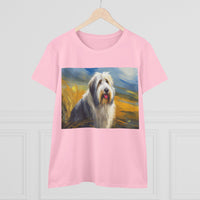 Old English Sheepdog Women's Midweight Cotton Tee