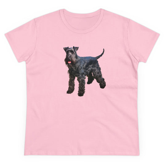Kerry Blue Terrier Women's Midweight Cotton Tee