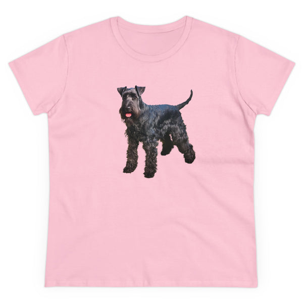 Kerry Blue Terrier Women's Midweight Cotton Tee