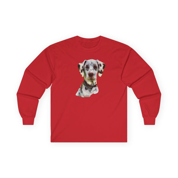 Dalmatian Unisex Cotton Long Sleeve Tee