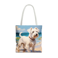 Sealyham Terrier Polyester Tote Bag (AOP)