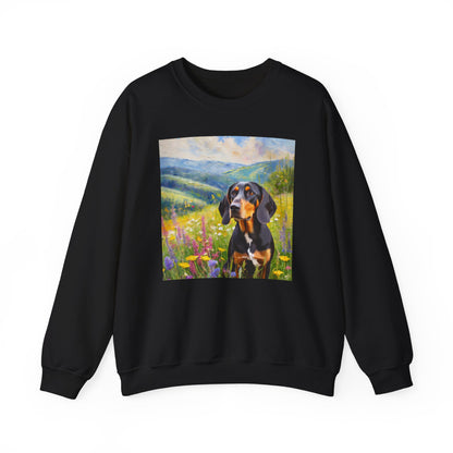 Black & Tan Coonhound Unisex 50/50 Crewneck Sweatshirt