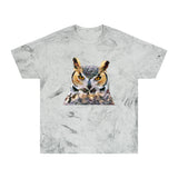 Great Horned Owl 'Hooty' Unisex Cotton Color Blast T-Shirt