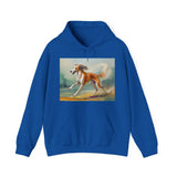 Saluki Unisex 50/50 Hooded Sweatshirt